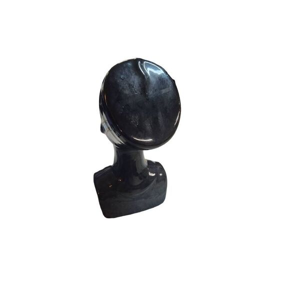 80s Bust Lady Egyptian African Shiny Sleek Decor Minimalist Vintage Shelf - Picture 3 of 4